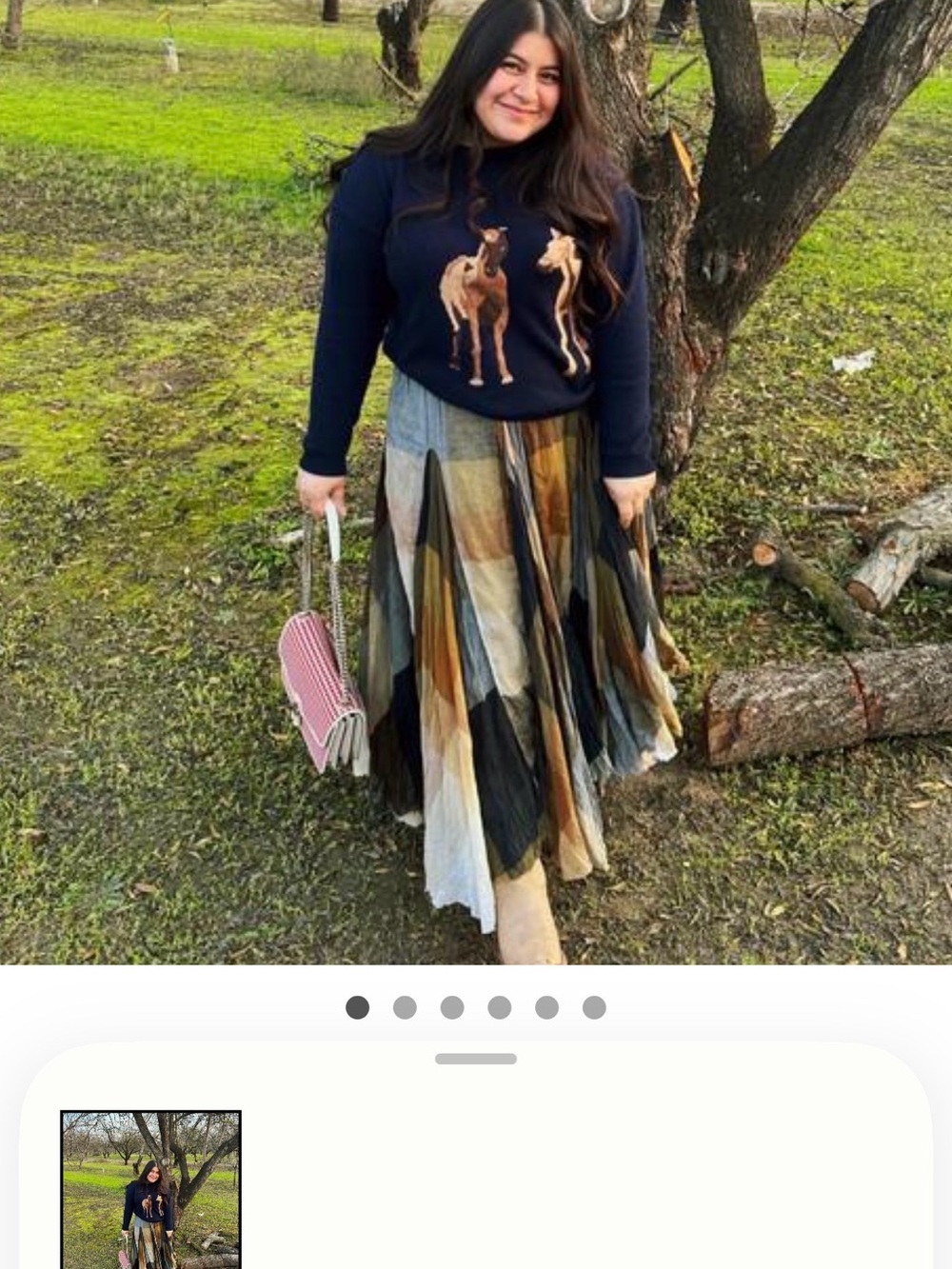 Anthropologie Cashmere
Intarsia Horse Sweater Maeve Western Navy Plus Sz XL NEW - Picture 8 of 12